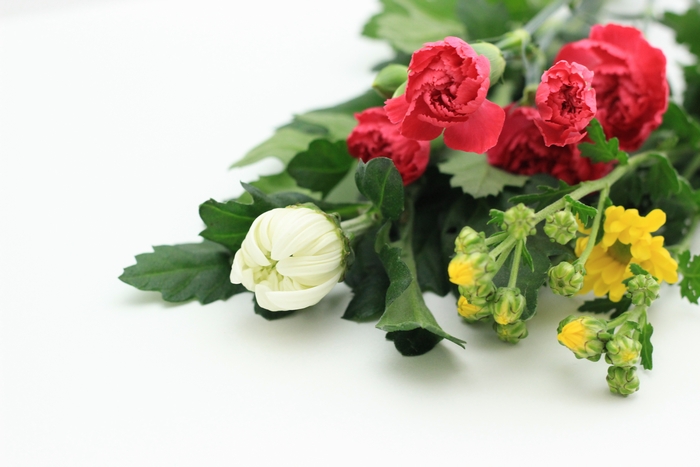 四十九日法要の仏花 イメージ